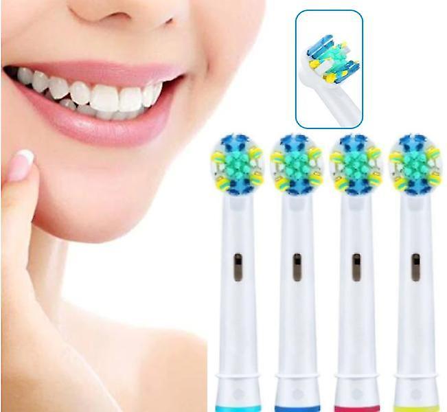 4 Toothbrush Heads Oral-B Compatible- EB25A
