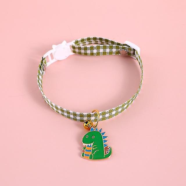 ペンダント付きネコ首輪、安全調節可能な猫の首輪セットSサイズ