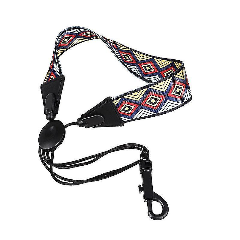 59.5X4x0.3cm Assorted Color 03 Saxophone Straps & Supports 1pc Saxophone Adjustable Shoulder Neck St