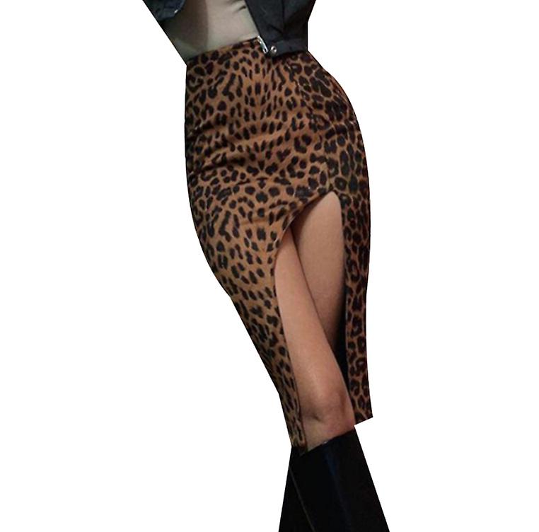 Women's Leopard Skirt Wrap Skirts