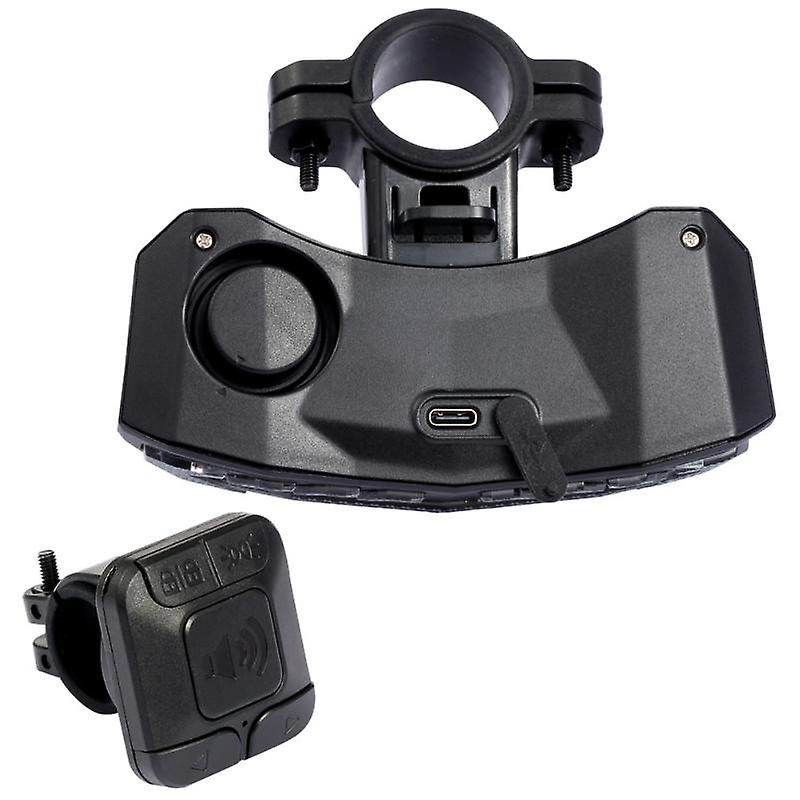 自転車アラーム盗難防止自転車テールライトアラームUSB充電式LED防水テールライト自動誘導自転車ランプアラームキット