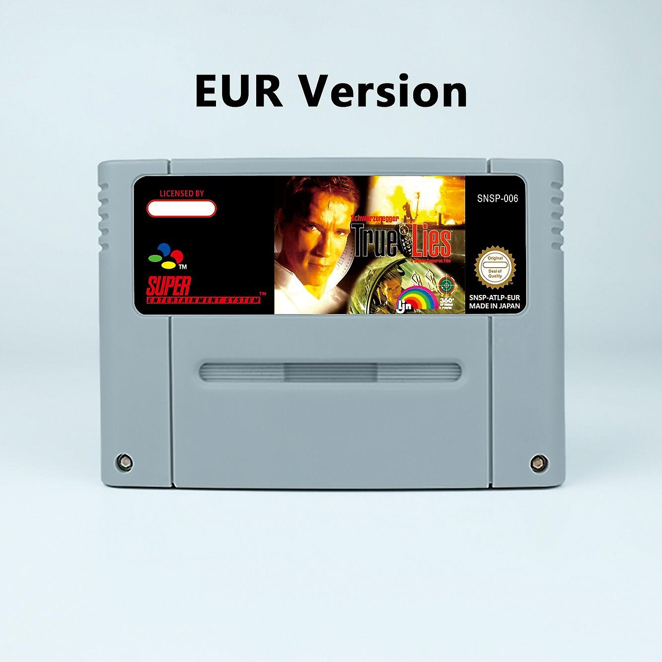 Action Game For True Lies- Usa Or Eur Version Cartridge Available For Snes Video Game Consoles