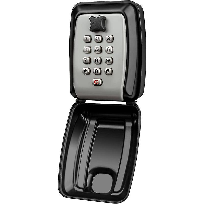 Waterproof Secure Key Box Wall Mounted Key Box Access to Your Keys Securely Black 121*95*62mm,