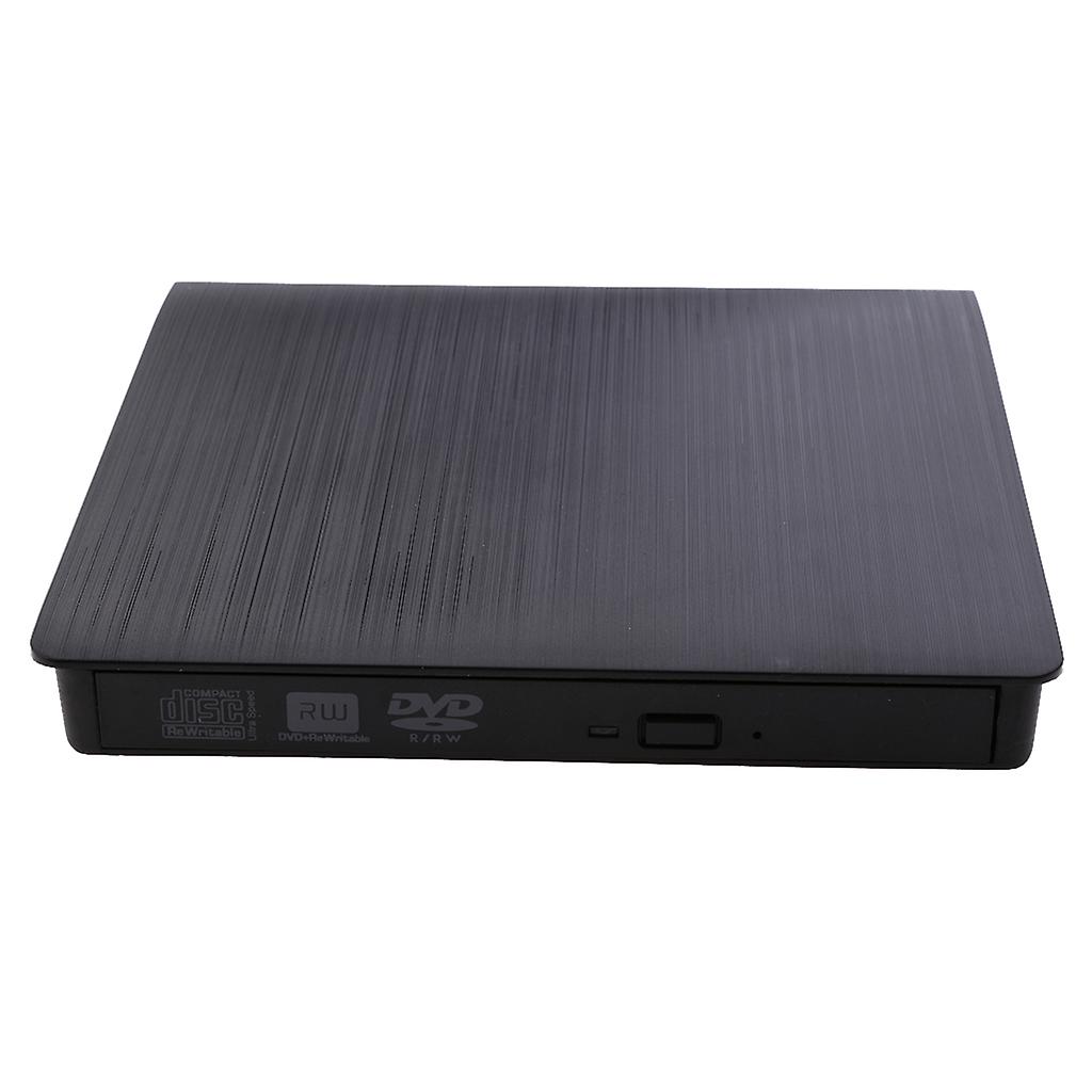 External USB 3.0 DVD RW CD Writer Drive Burner Reader For Laptop PC Black