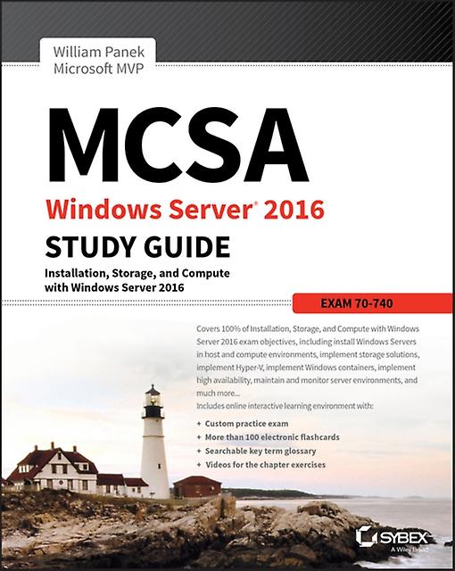Mcsa Windows Server 2016 Study Guide Exam 70740 by William Panek Paperback Book