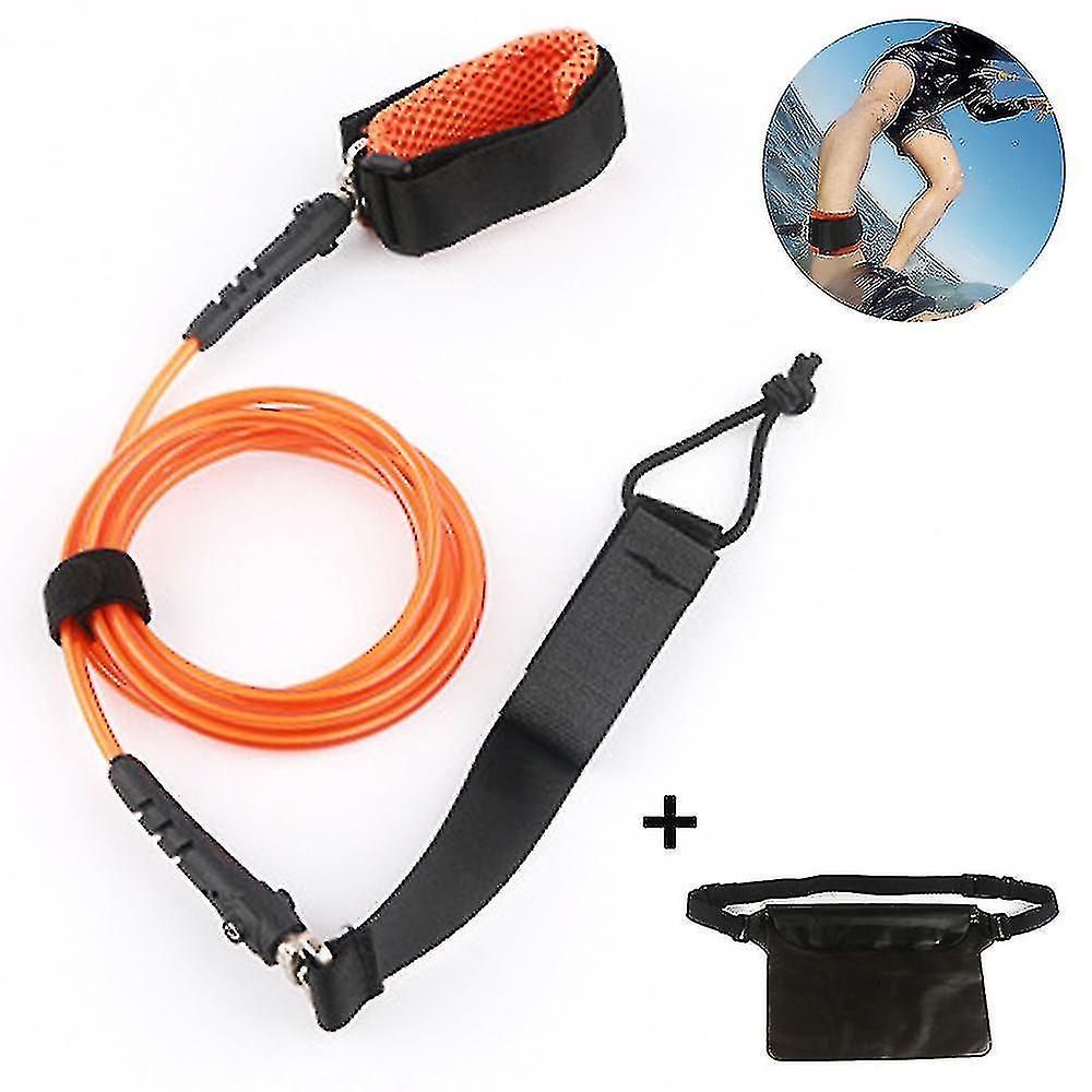 Surfboard Leash Premium Surf Leash Sup Leg Rope Straight For All Types Of Surfboards