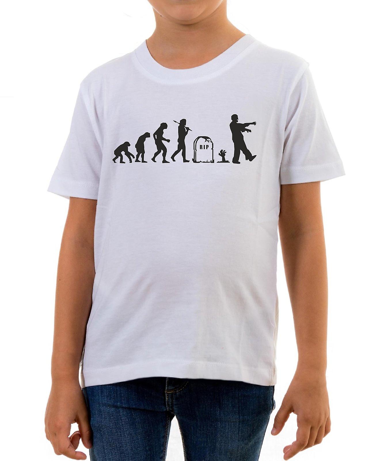 Reality Glitch Evolution Of Zombies Kids T-shirt