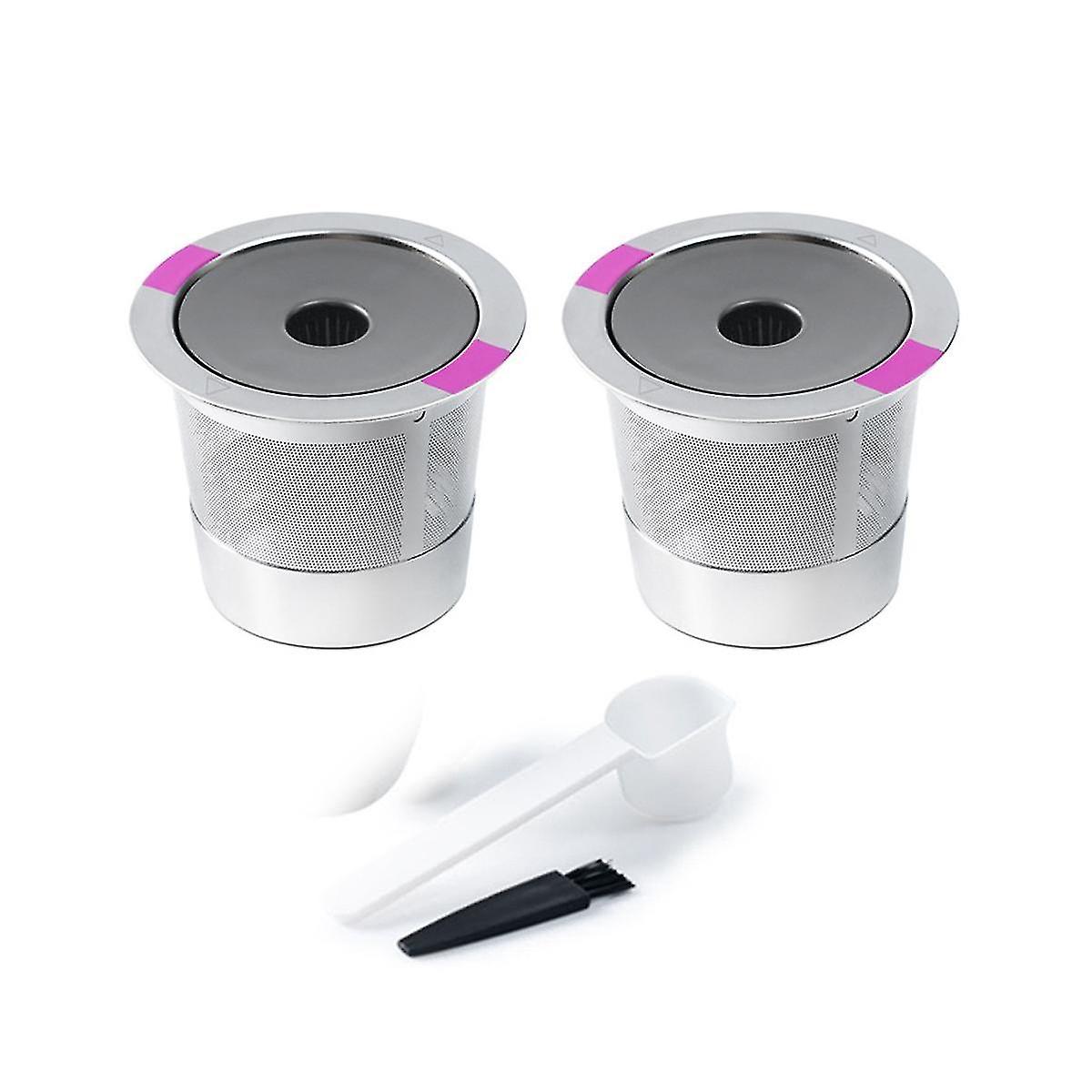 2pcs Less Steel Reusable K For K-mini Filter
