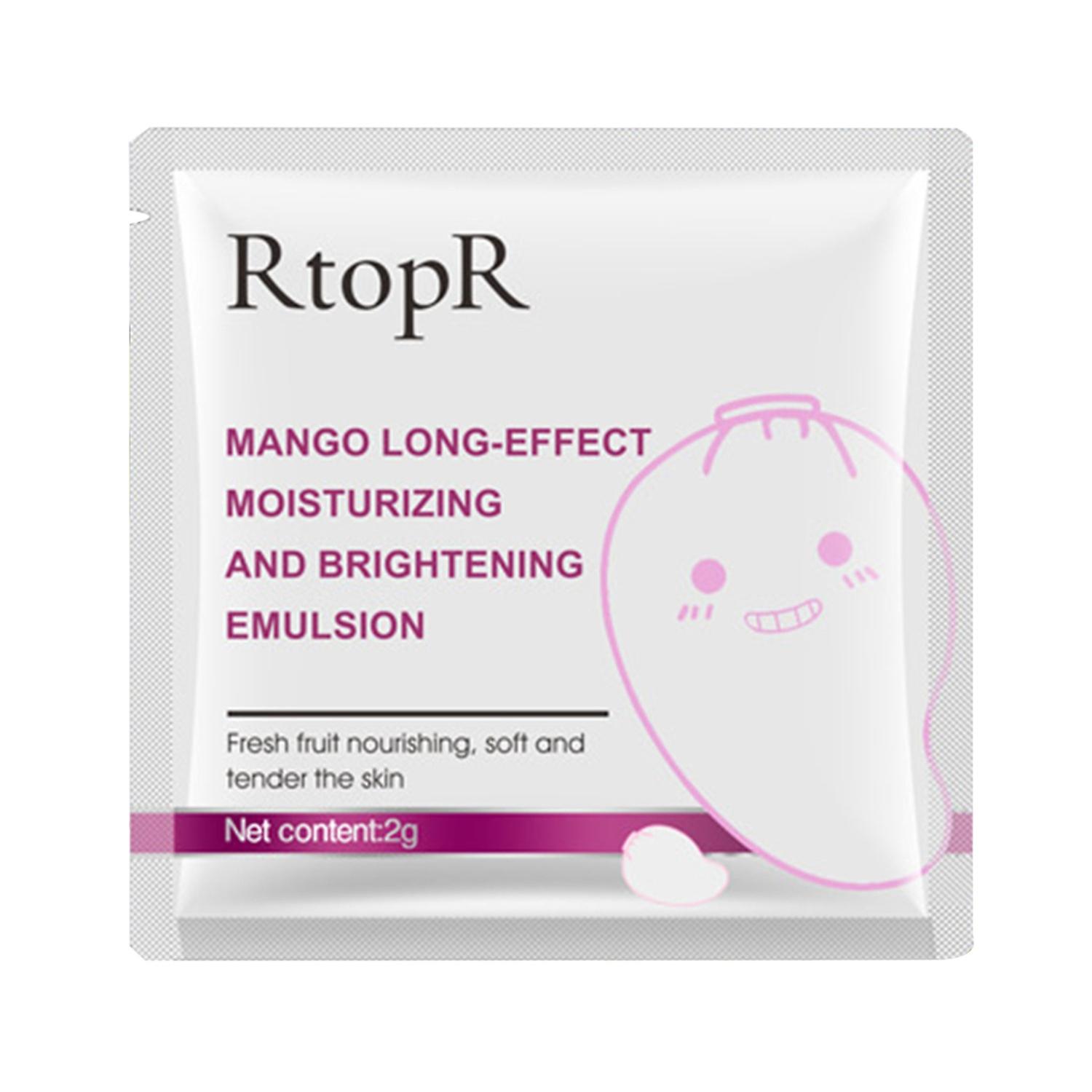 RtopR 2g Mango Long-effect Moisturizing Brightening Emulsion Silky Smooth Fresh Nourishing Soft Tend