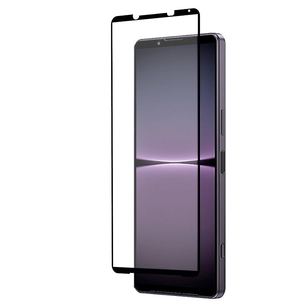2er-PACK SKALO Sony Xperia 1V 5G Voll-Displayschutzfolie aus gehärtetem Glas - Schwarz