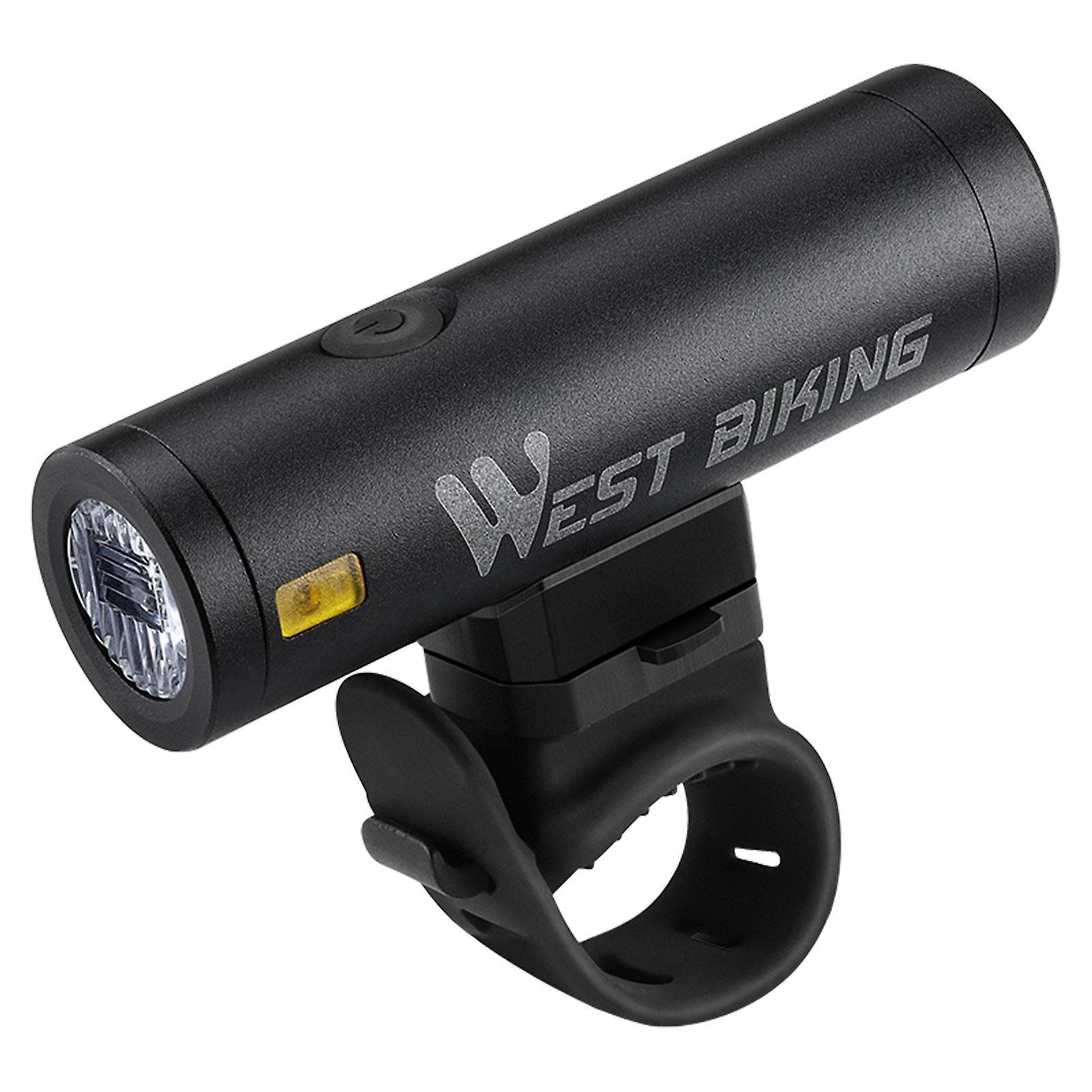 Bicycle Headlight Rechargeable Waterproof 5 Modes Lights Rotating Bracket Bike Night Riding Light