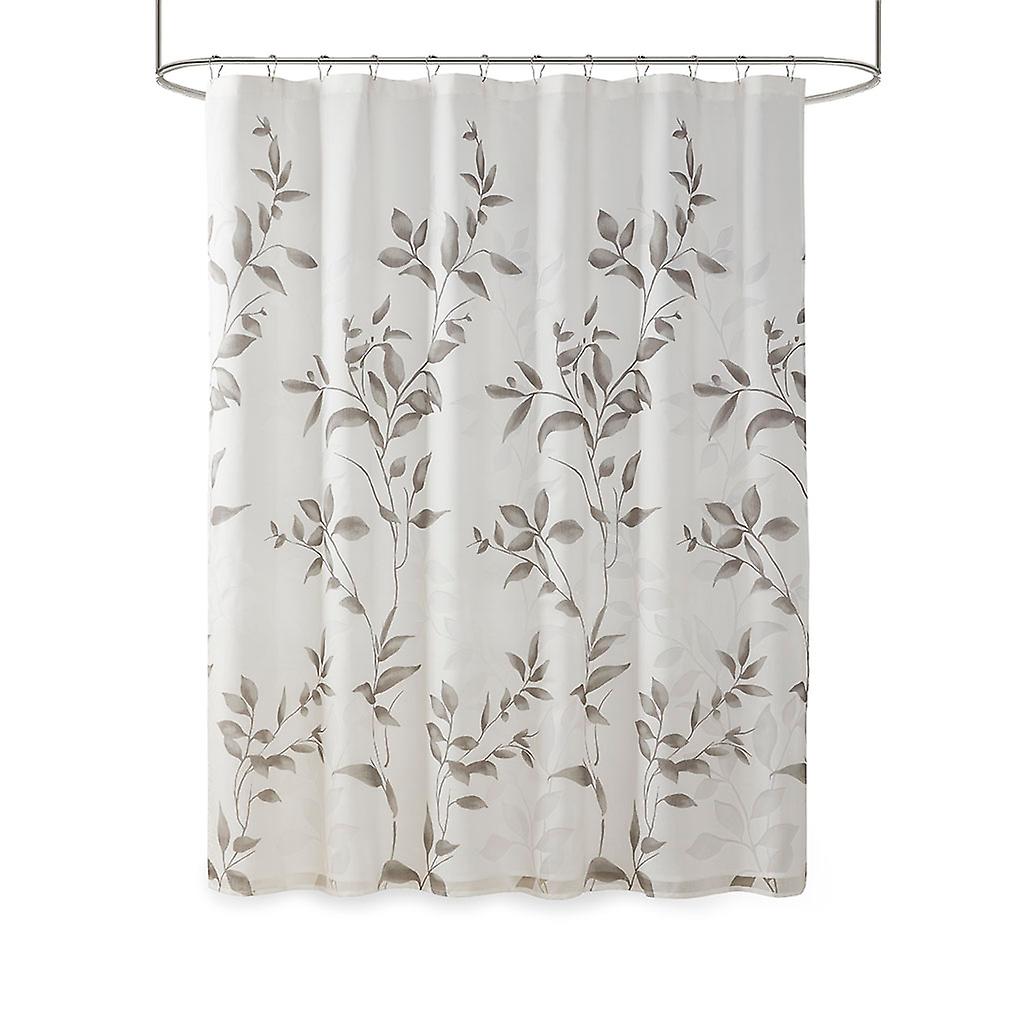 Burnout Printed Shower Curtain