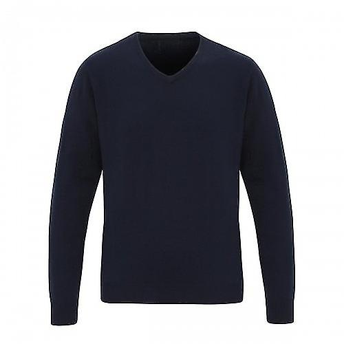 Premier Mens Essential Acrylic V Neck Sweatshirt
