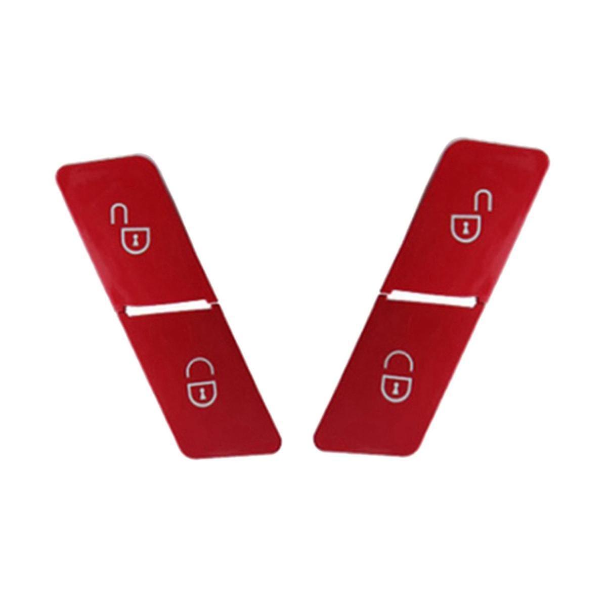 4 Pack Red Car Door Lock Switch Button Door Lock Switch Left And Right For E Class W204 W207 W212