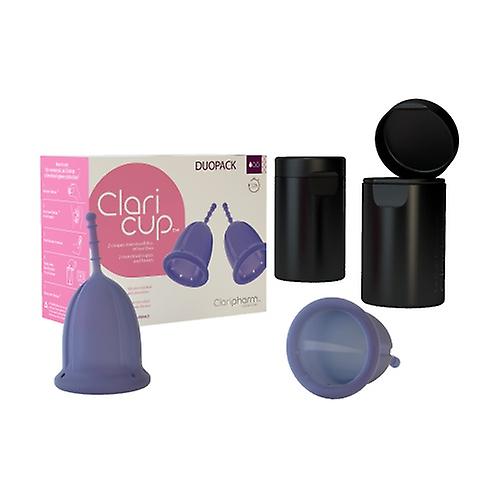 DuoPack Menstrual Cups Claricup Size 1 2 units