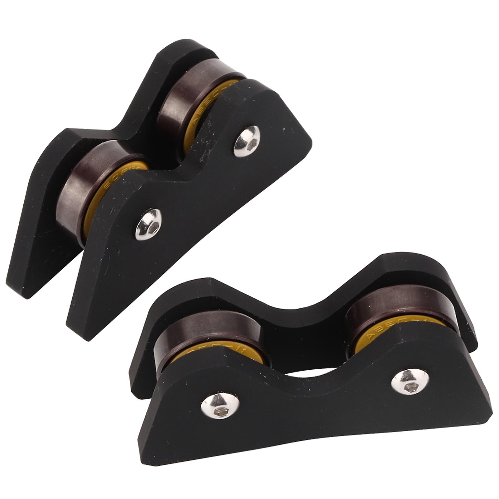 2Pcs Pool Billiard Cue Snooker Club Roller Straightness Detector Checker Inspect Tool