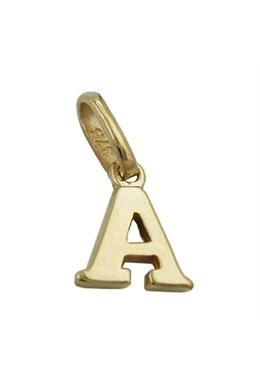 Pendant 8x6,5mm Initiale A Shiny 9k Gold - Gl430850