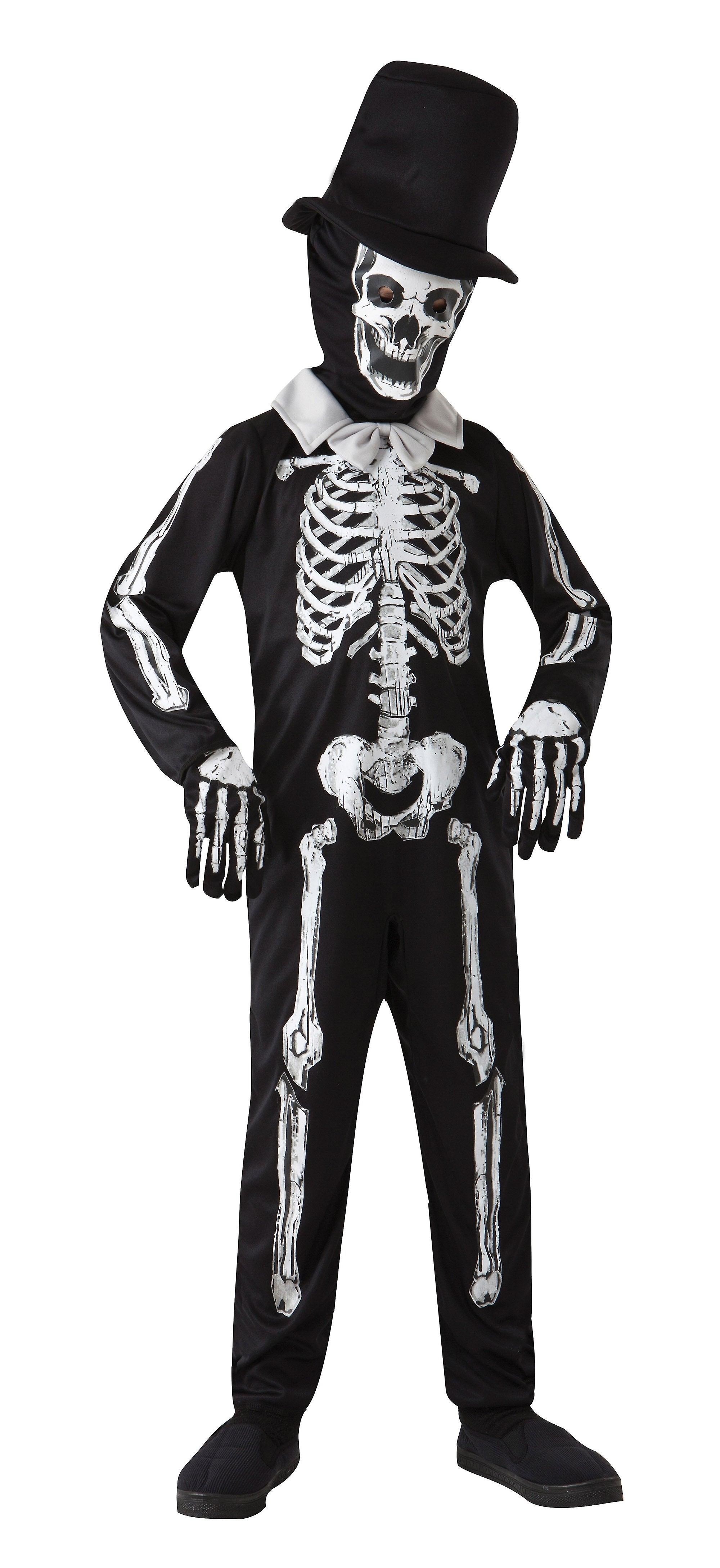 Skeleton Bone Zombie Childrens Costume Cc484