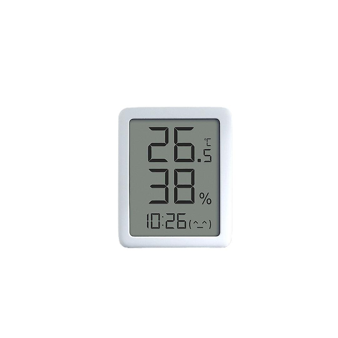 E-ink Screen Digital Thermometer Hygrometer Clock With Large Lcd Display - Temperature & Humidity Sensor