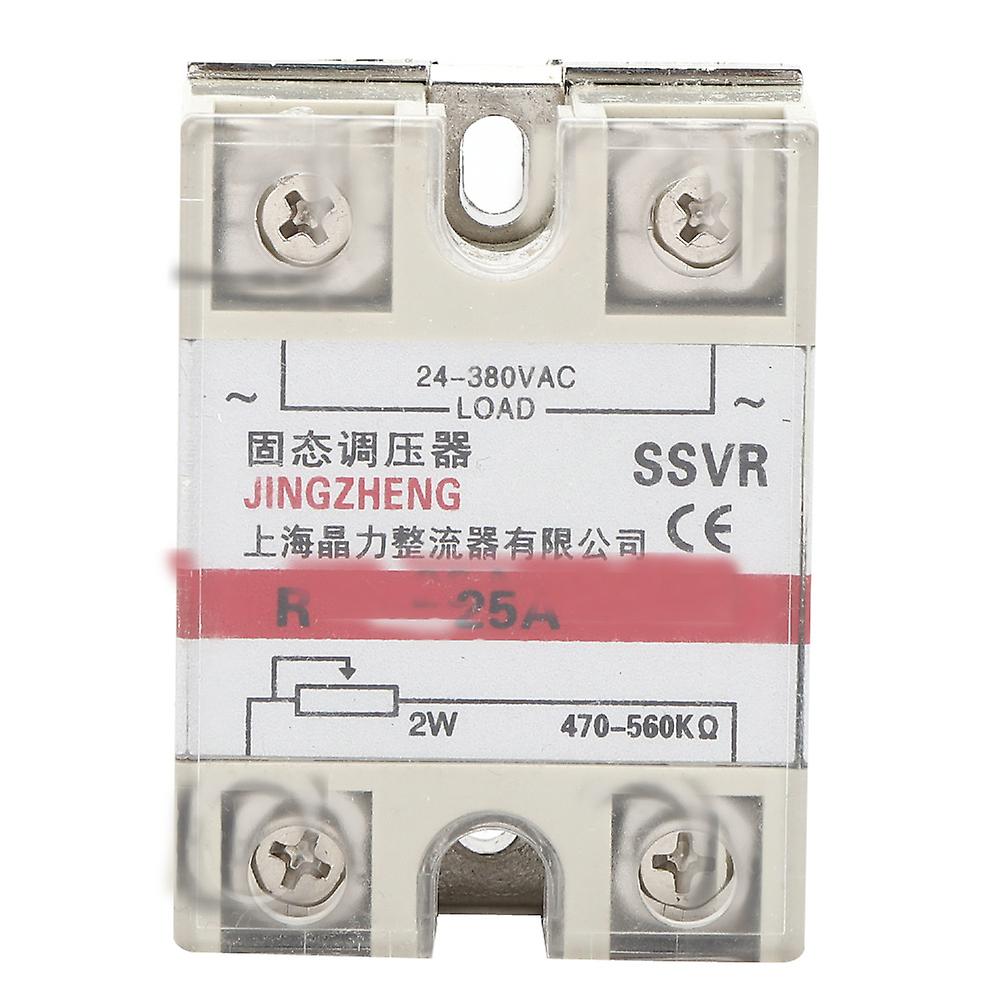 Solid-State Voltage Regulator Single Phase Relay Module Low Frequency SSVR-25A VA 24-380VAC