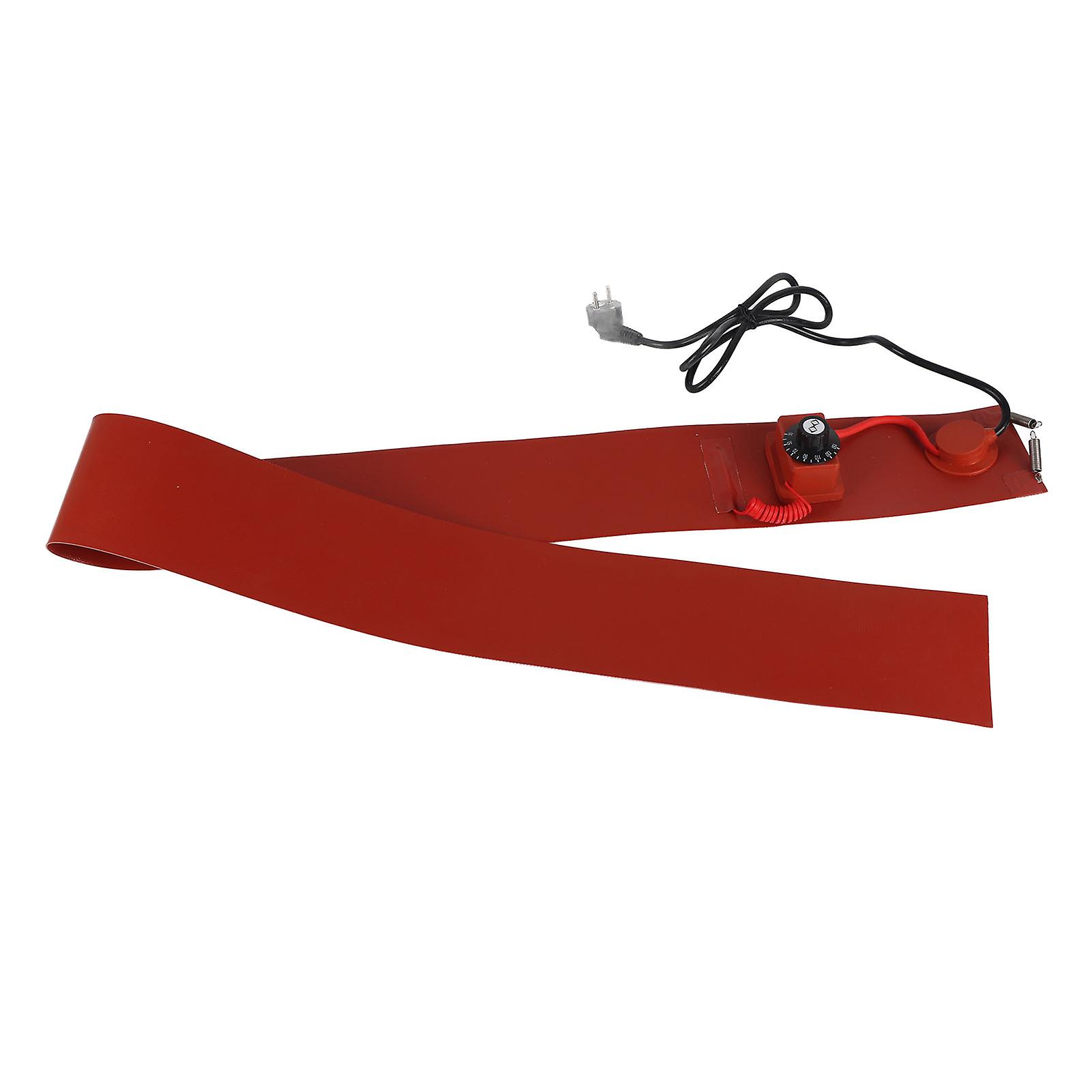 Metal Drum Heater Silicone 200L 1000W 30‑150℃ 125mmx1740mm Barrel Warmer Heating Band Pad EU Plug 220V