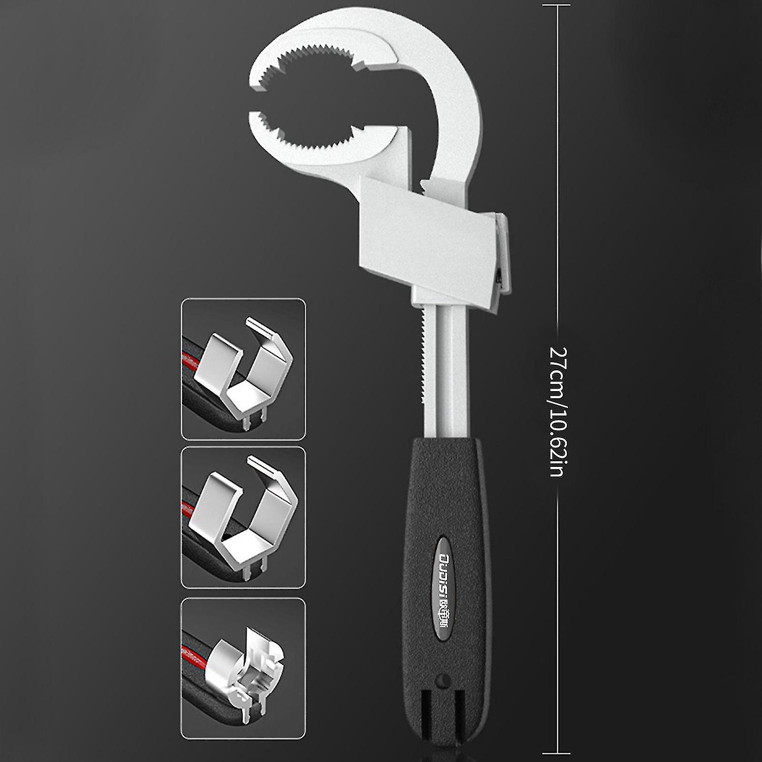 Adjustable Wrench Multifunctional Universal Aluminium Alloy Open End Spanner Water Pipe Wrench Bathr