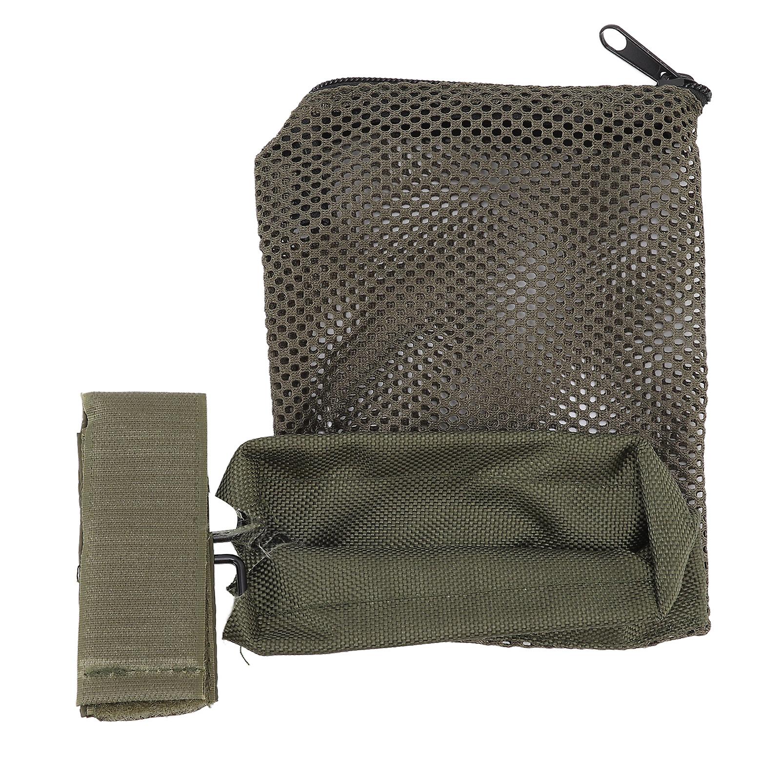 Brass Shell Collector Nylon Mesh Brass Catcher Outdoor Shell Storage Bag Hook and Loop Type