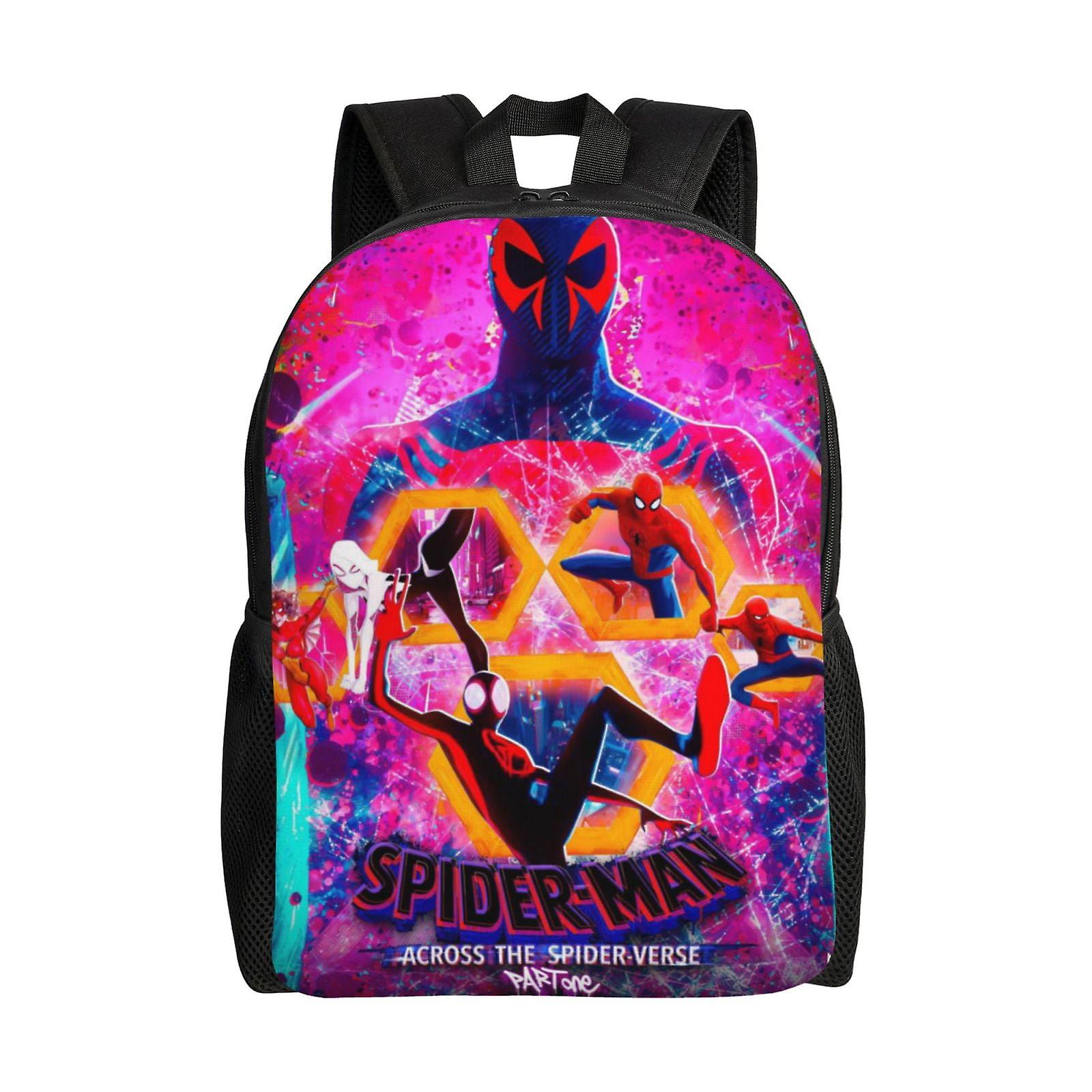 Miles Morales Backpack, Travel Laptop Backpack, Water Resistant College School Computer Bag, Durable