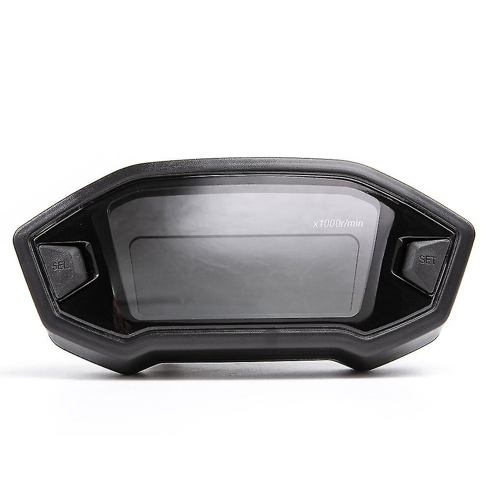 Va Screen Universal Motorcycle Lcd Speedometer Seven Color Backlight Optional Backlight Digital Odom