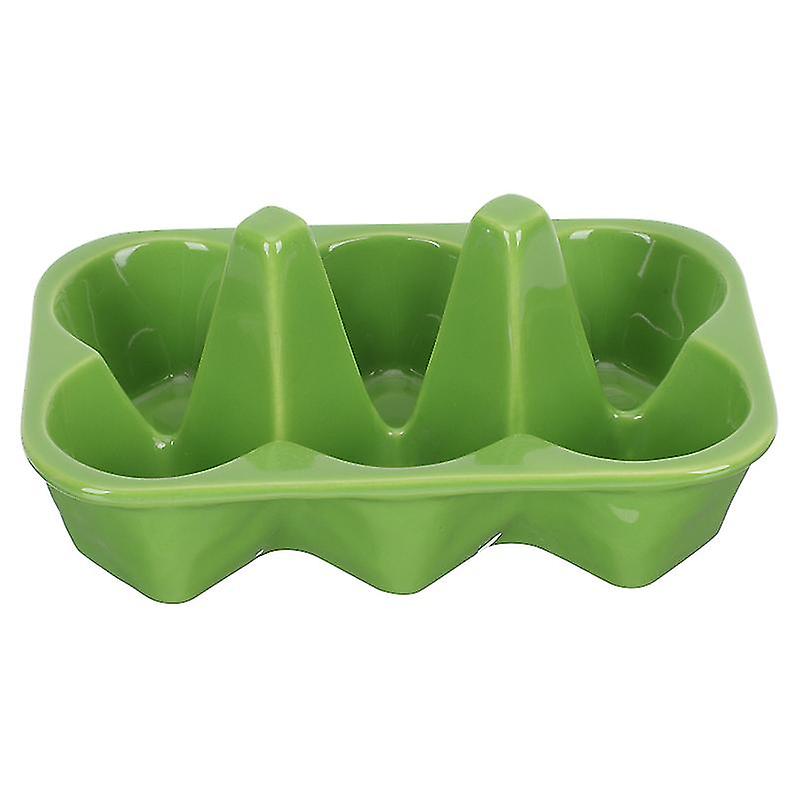 1pcs Ceramic Egg Plate