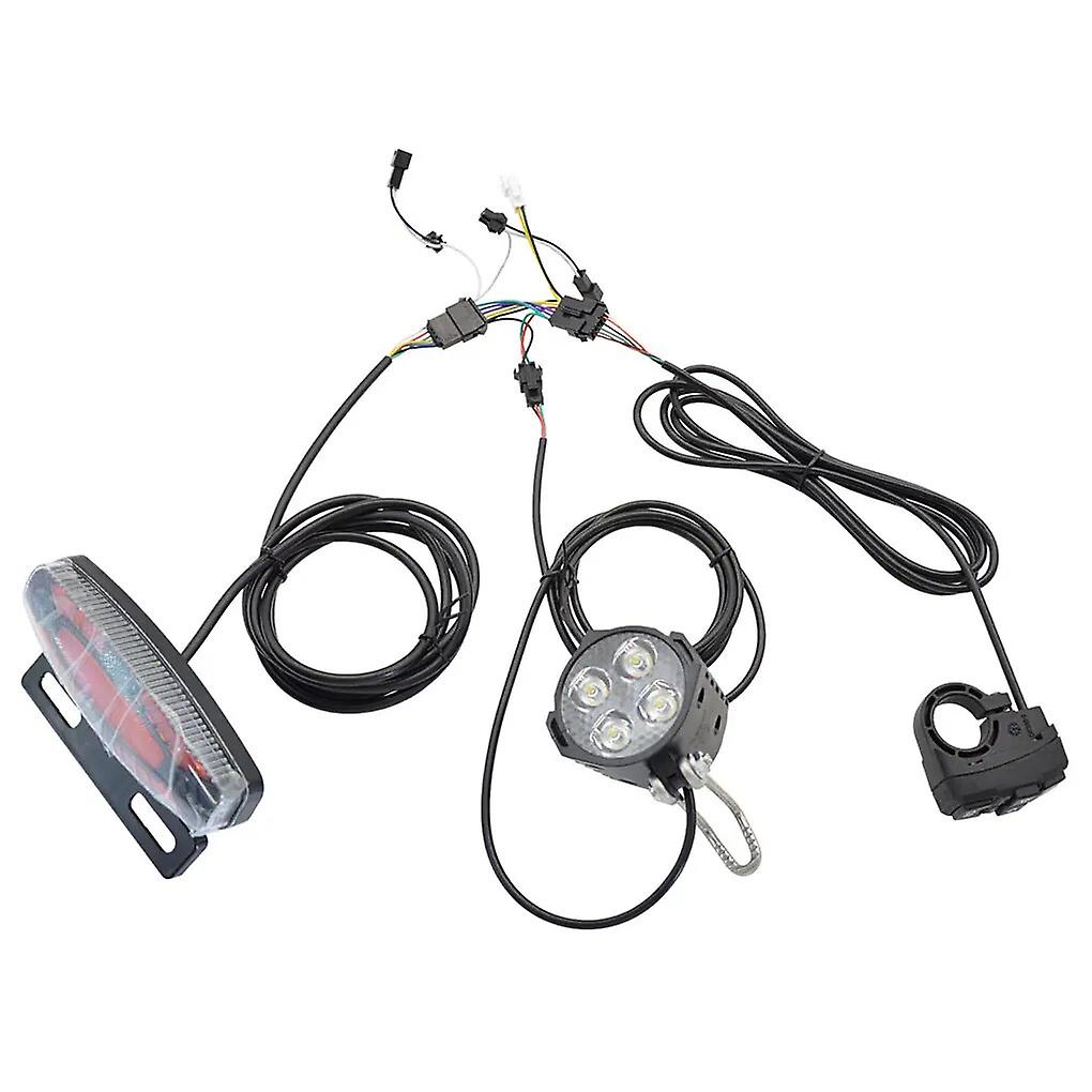 Baklys sett Sykling Rekvisita Bake Lampe Multifunksjonell Profesjonell Loud Space Saving Compact Size Bike frontlys
