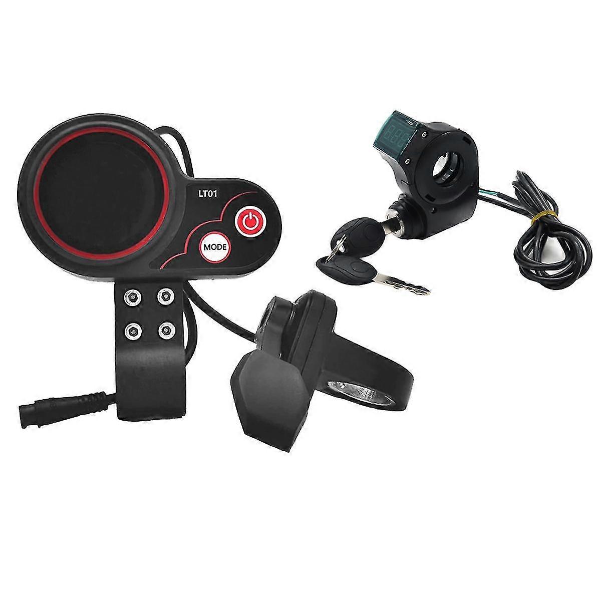 Lt01 Display Thumb Throttle+ignition Lock Key Long Cable Compatible With 8/10/wolf Warriorx/wolf Warrior11 E Sc