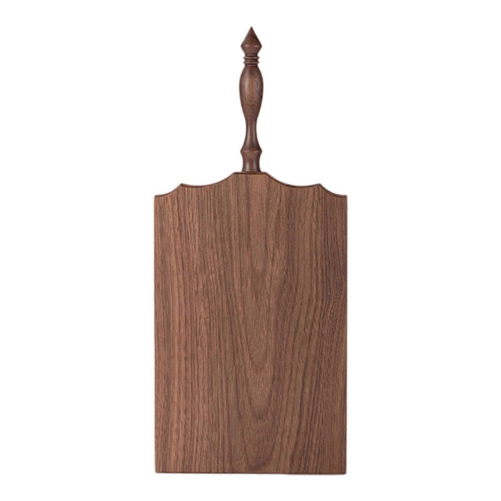 Skjærebrett i tre, multifunksjonelt serveringsbrett for oste, brød, kjøtt, biff, 37x16x2cm