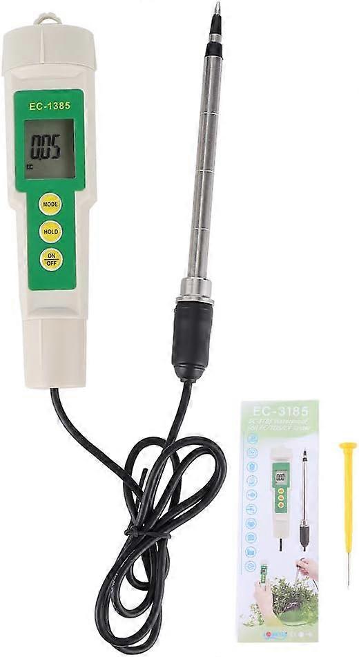 Portable Soil EC/TDS/CF Tester Salinity Meter with Small Display Screen Agricultural
