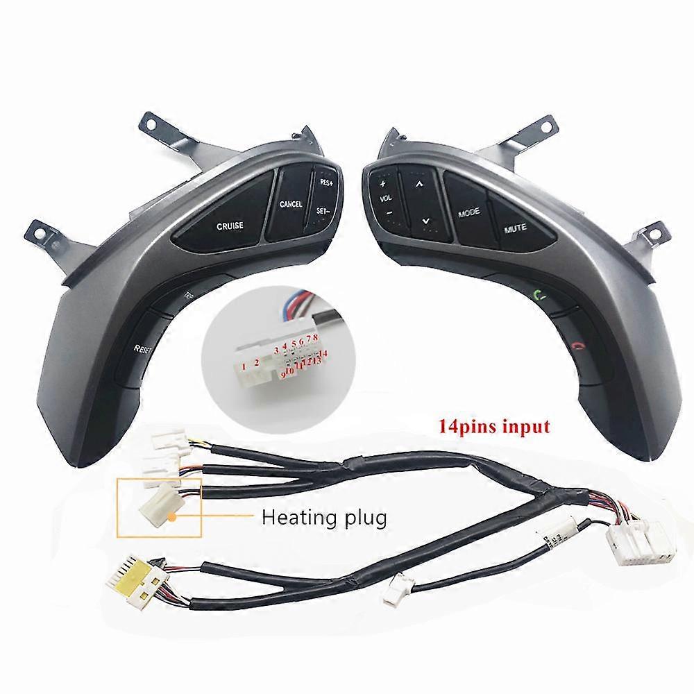 For 2012 Hyundai Elantra Multifunction Steering wheel button Bluetooth Audio and cruise control Car steering wheel