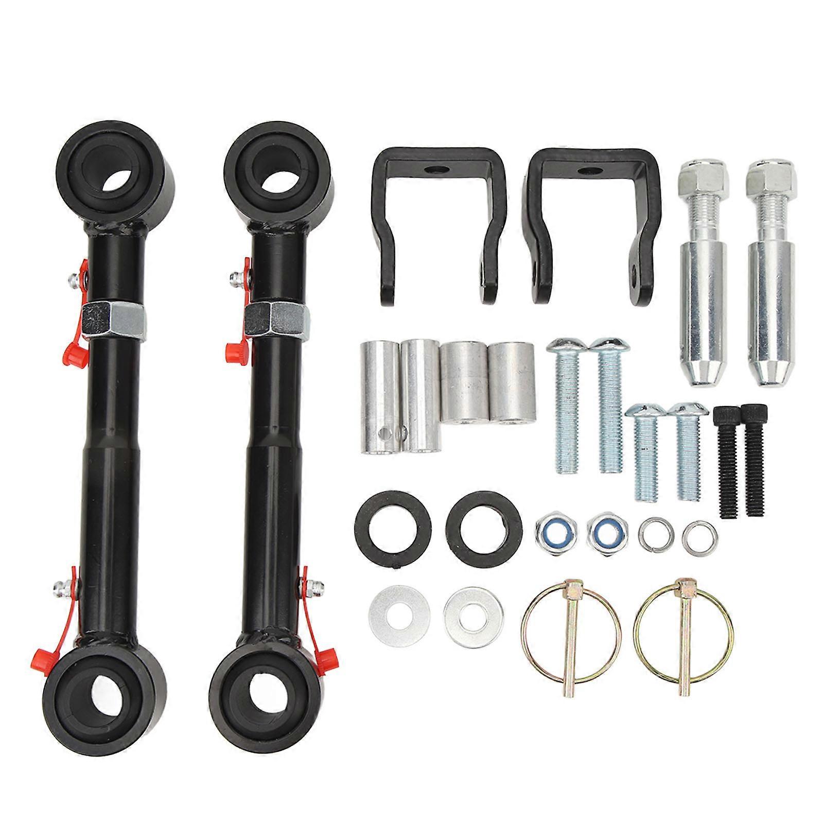 Front Swaybar Quicker Disconnect System Adjustable Swaybar Disconnect for Wrangler TJ JKS with 2.5in to 6in Lifts