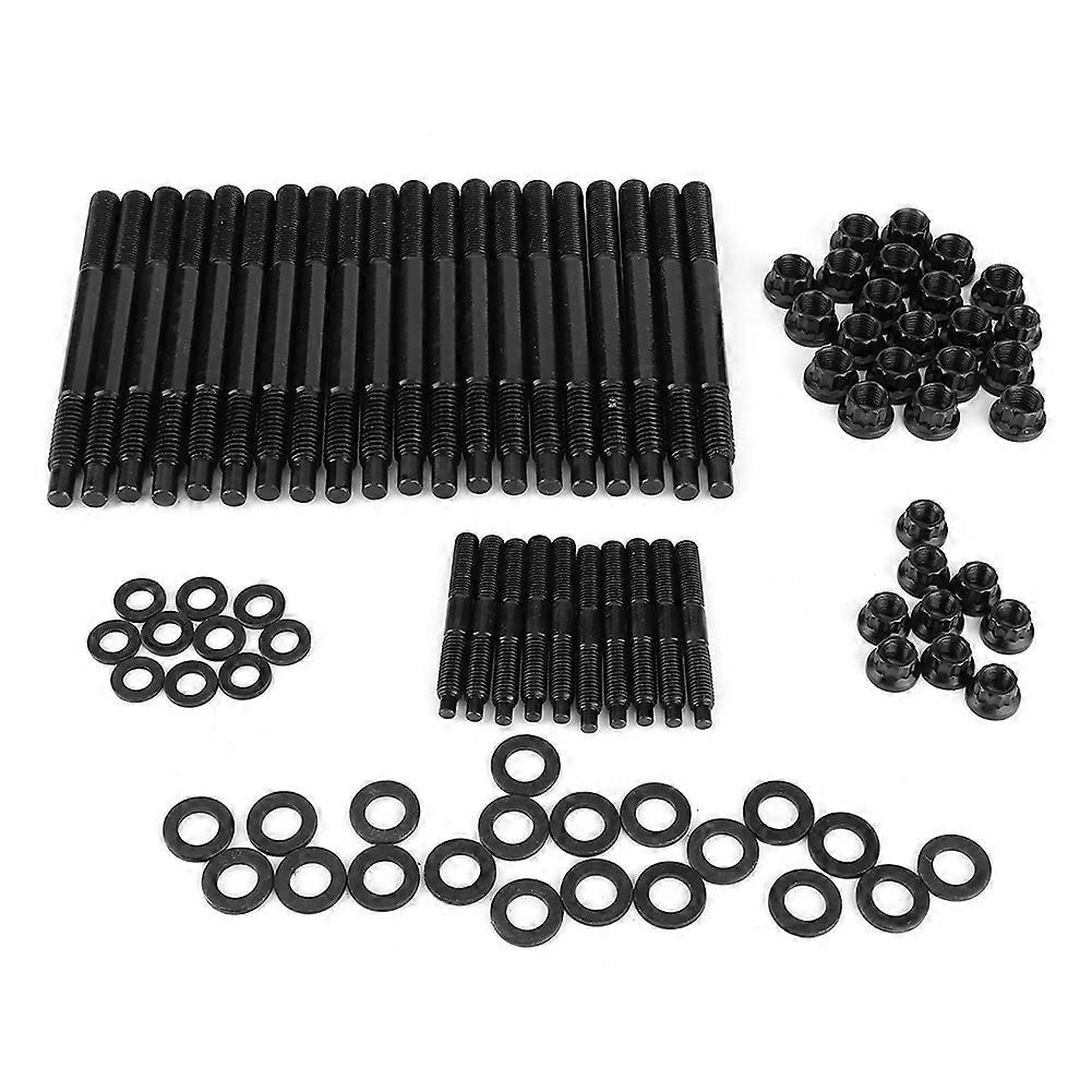 12?Point Cylinder Head Stud Kit Screw Gaskets Set Fit for Chevy LS1 LS6 4.8L 5.3L 6.0L 6.2L 2004?2018