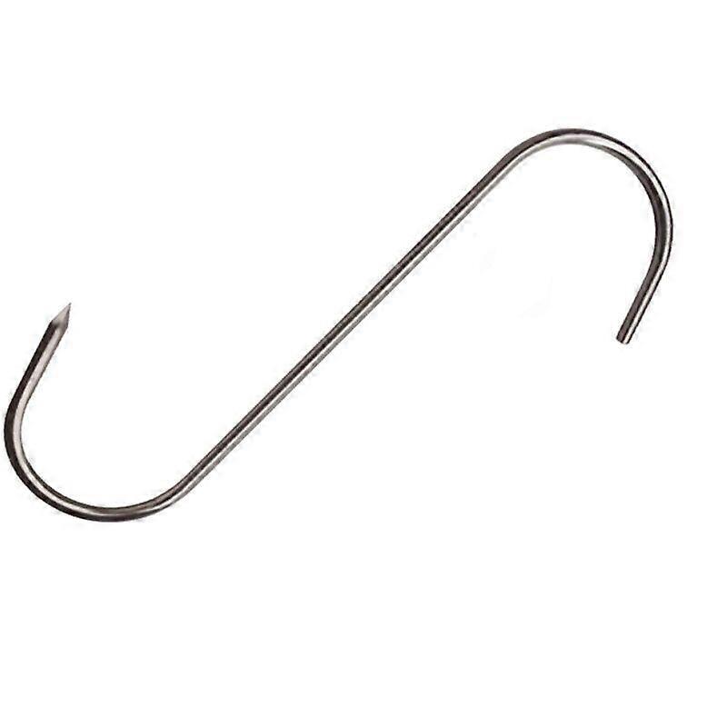 10 Stainless Steel Butcher Hook, S Hooks, 120mm, S Hook For Bbq, Meat, Sausage, Cookware, Rustproof, Robust And Durable
