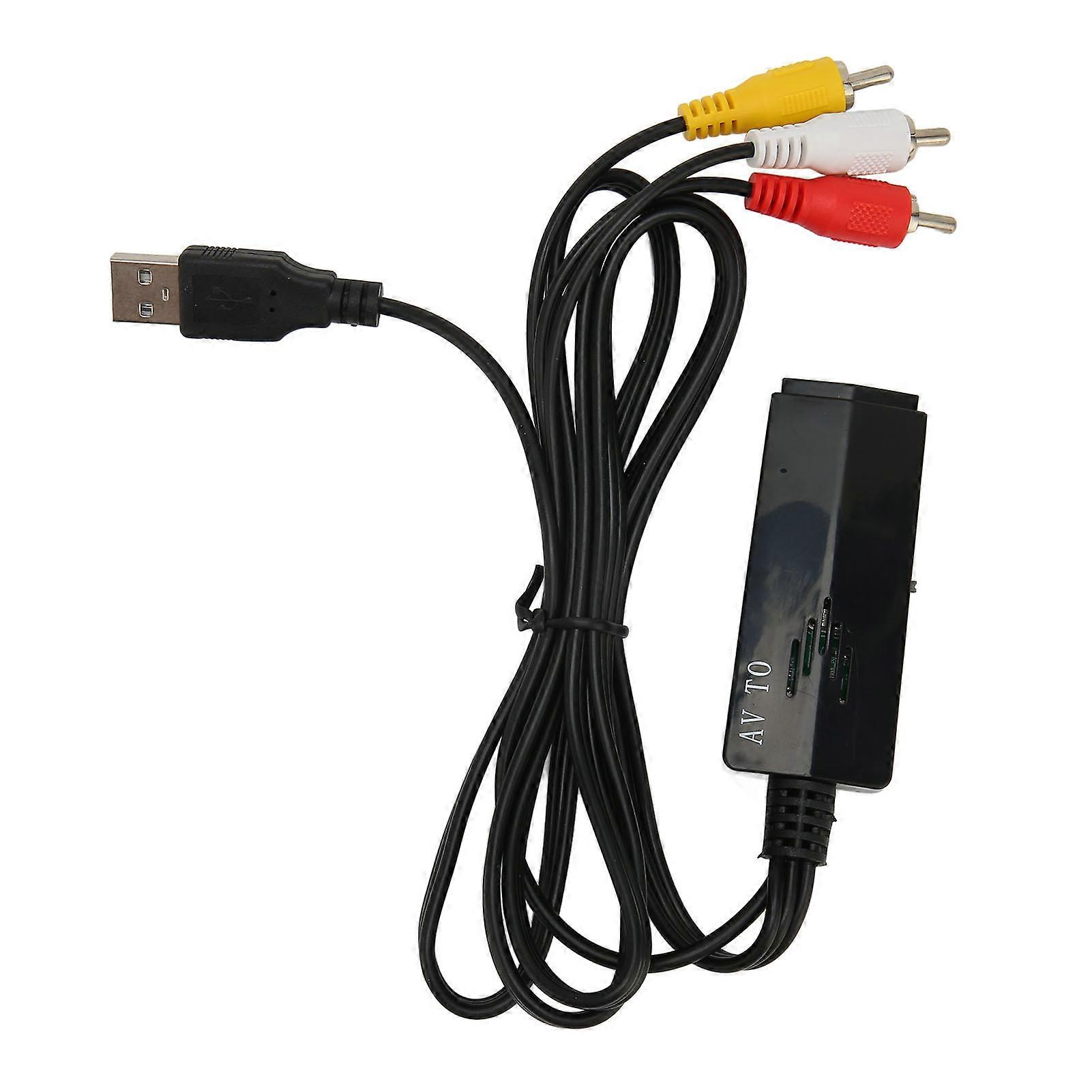 Rca To Hd Multimedia Interface Converter Support 1080p Usb Power Supply Av To Hd Multimedia Interface Adapter