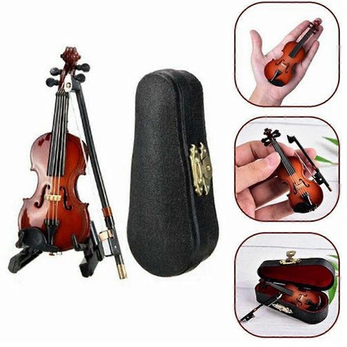 Mini Violon Décoratif En Bois Pour Maison De Poupé... - Grandado