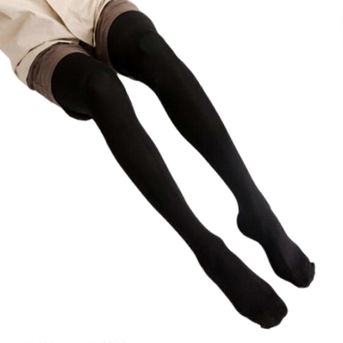 Bas noirs la cuisse