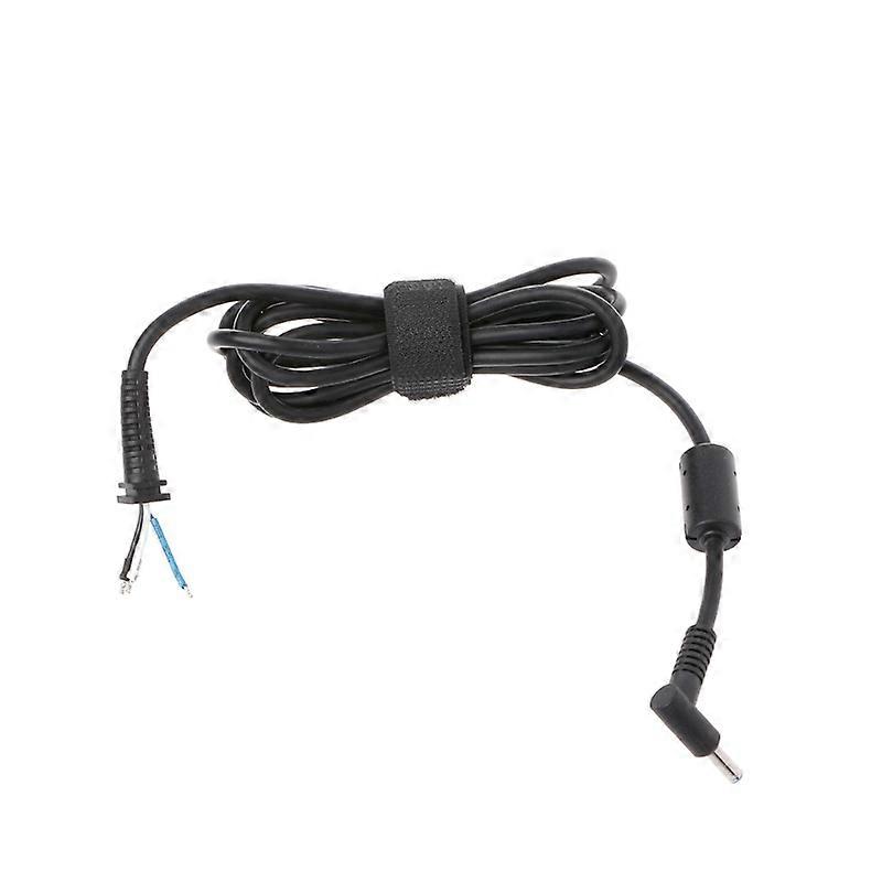 4.5x3.0mm DC Tip Plug Right Angle Round Connector Laptop Power Cable 68.9in