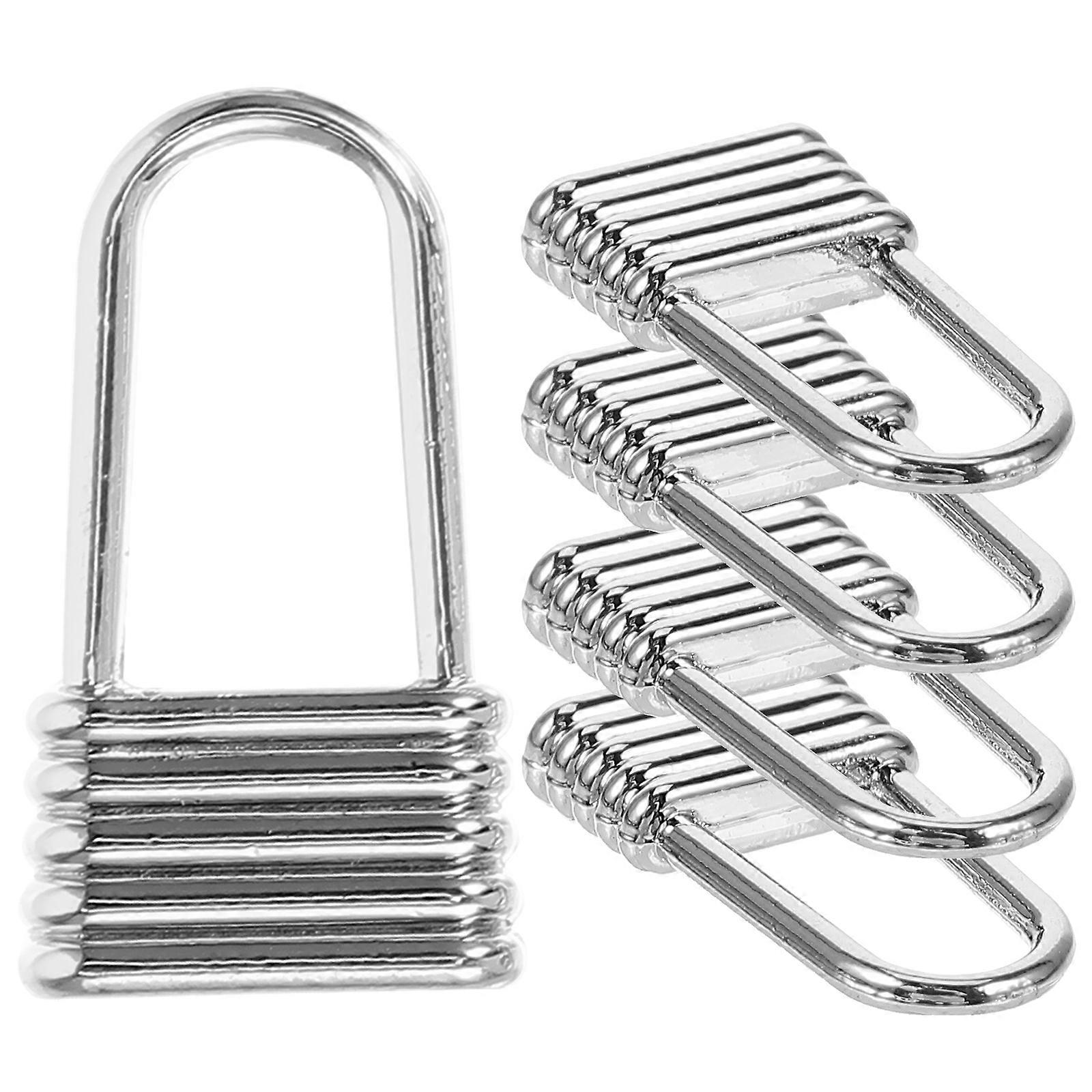 5pcs Zipper Pull Replacement Luggage Zipper Pulls Extender Metal Zippers Handle Tabs