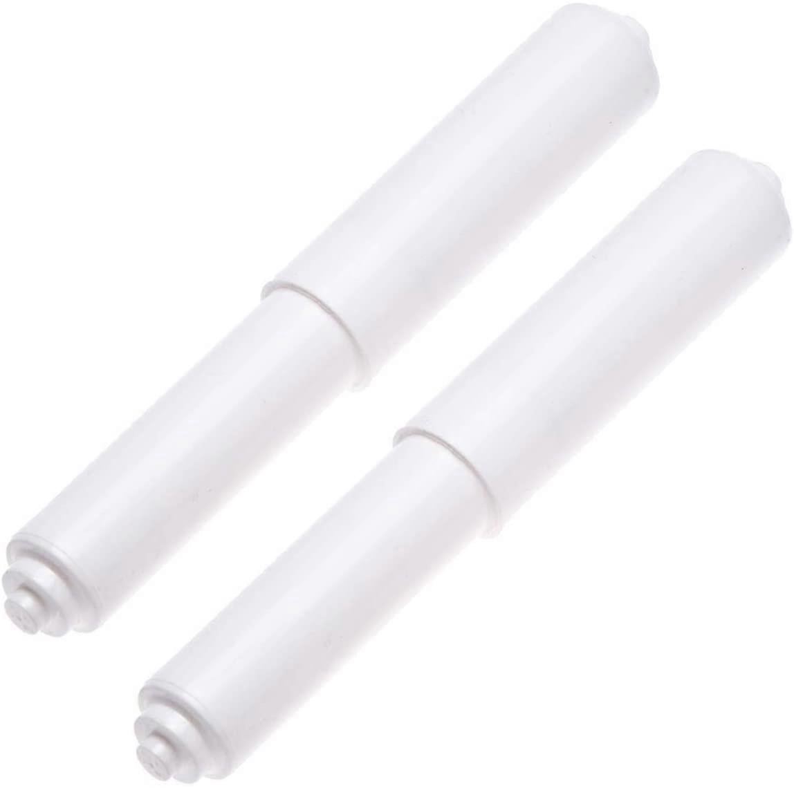 thumbnail image 2 of Moen Toilet Paper Holder Replacement Rods – 2 Pack, Plastic, White, 5.5 X 1 Inch 2 of 6