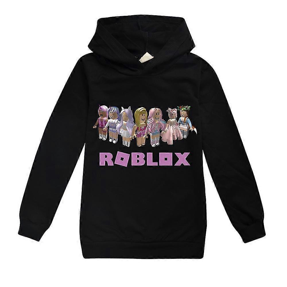 Kids Boys Girls Roblox Printed Casual Hoodie Unisex Hooded