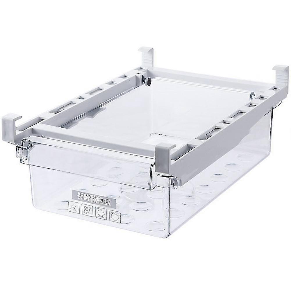 Fridge Drawer Organizer Food Egg Storage Case Pull Out Fridge Shelf Storage Box