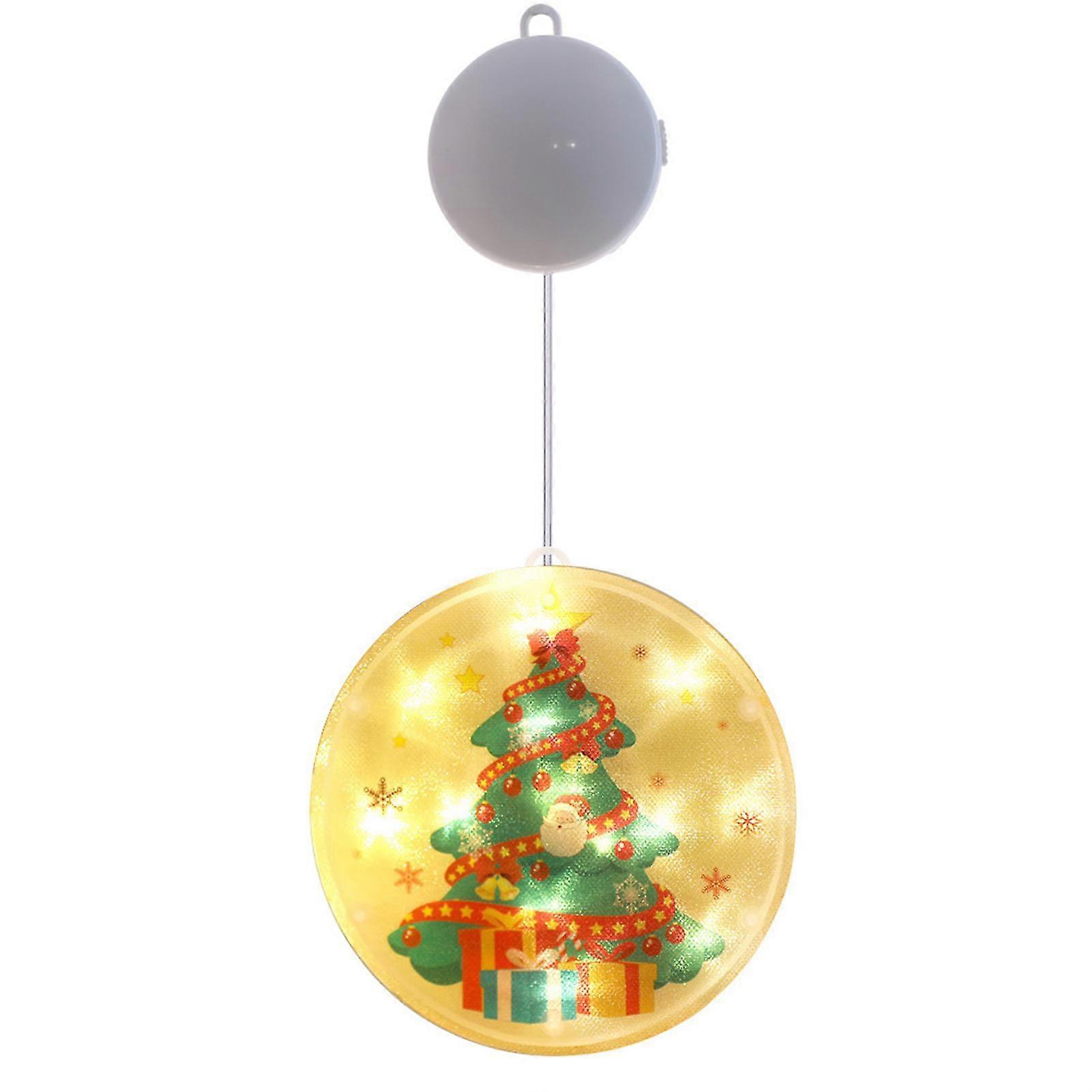 Christmas Led Window Lights With Strong Suction Cup Hook For Christmas Tree Window Wall