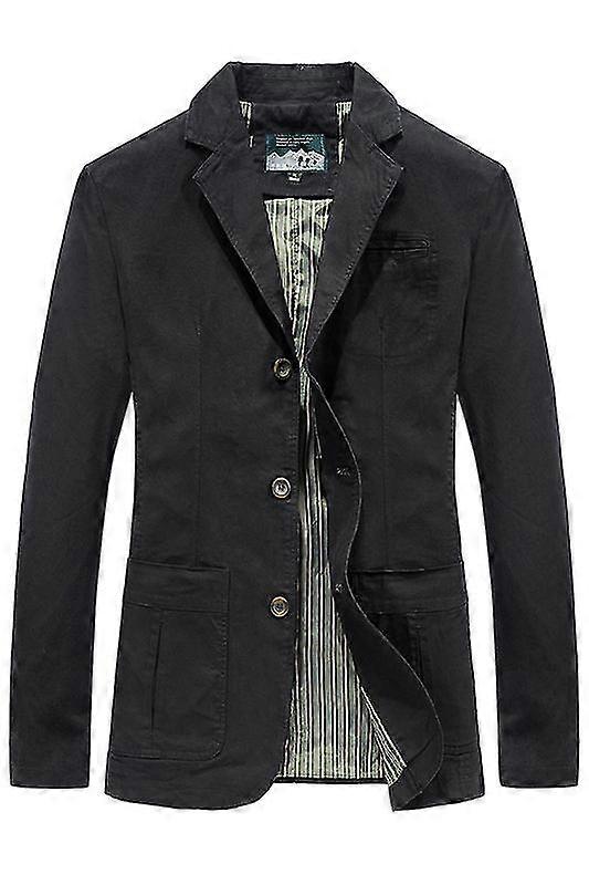 الرجال القطن في الهواء الطلق سترة الأعمال الرجال بالإضافة إلى حجم الأزياء عارضة دعوى طوق سترة بدلة الرجال