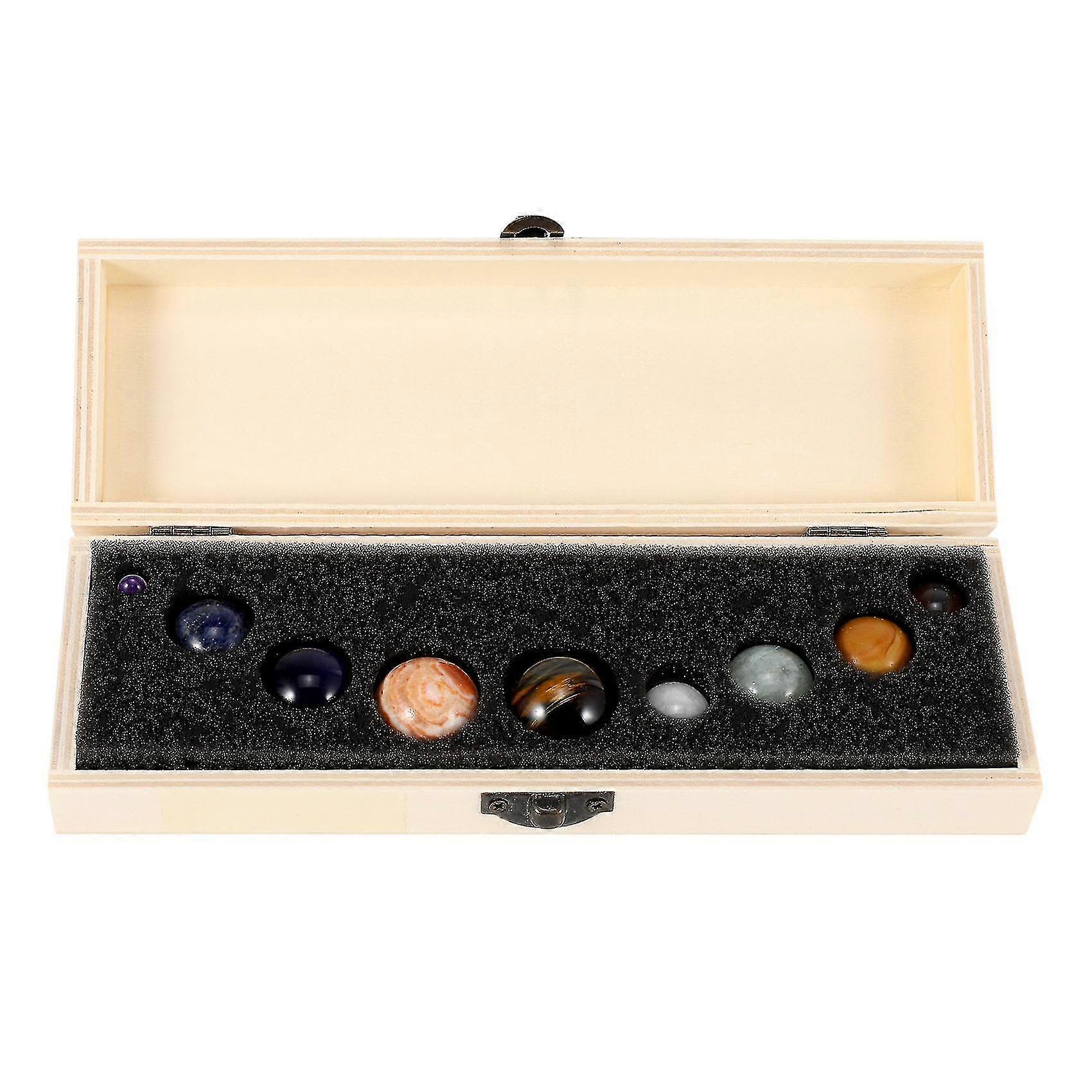 Desk Planets Handmade Natural Gemstone Celestial Creative Gift