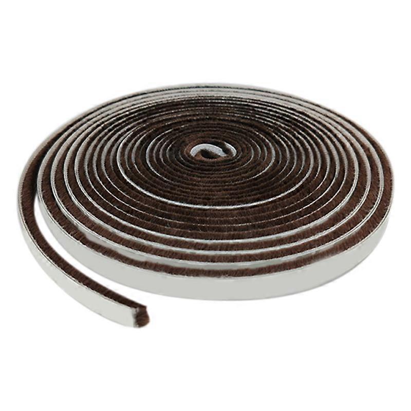 5M Brush Strip -Adhesive Windproof Door and Window Sealing Strip Leak-Proof Brush Windproof Sealing